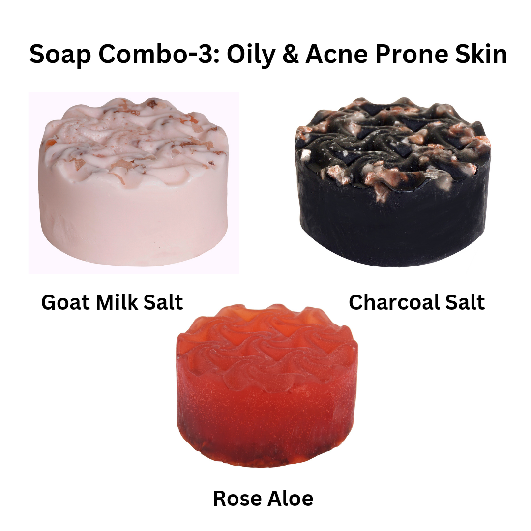 Nesa Handmade Soap Combo – Pack of 3 (100g each) | Skin-Loving & Gift-Ready